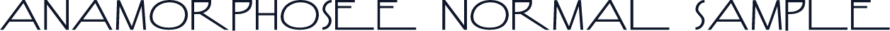 Anamorphosée Normal Sample