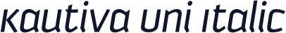 Kautiva Uni Italic
