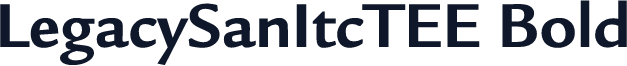 LegacySanItcTEE Bold