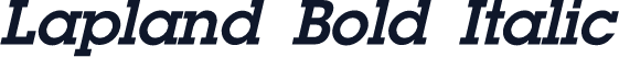 Lapland Bold Italic