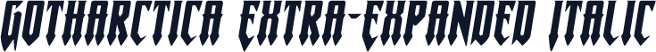 Gotharctica Extra-Expanded Italic