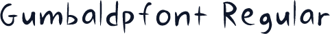 Gumbaldpfont Regular