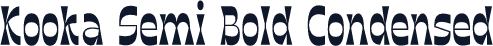 Kooka Semi Bold Condensed