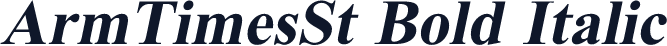 ArmTimesSt Bold Italic