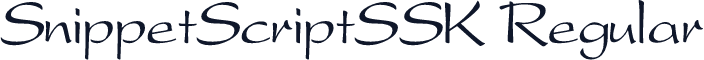 SnippetScriptSSK Regular