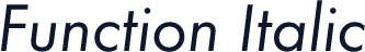 Function Italic