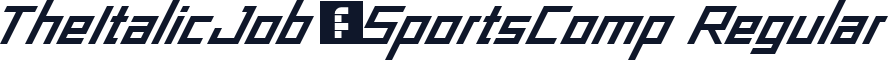 TheItalicJob_SportsComp Regular