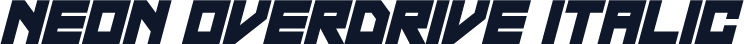 Neon Overdrive Italic