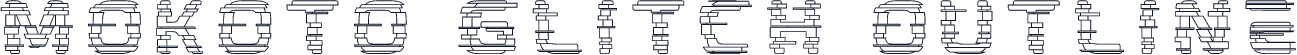 mokoto glitch outline