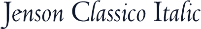 Jenson Classico Italic
