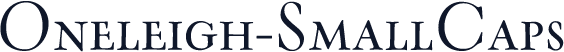 Oneleigh-SmallCaps