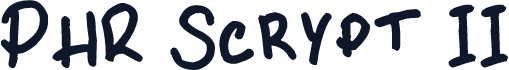 PHR Scrypt II