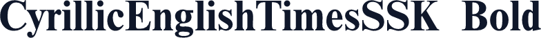 CyrillicEnglishTimesSSK Bold