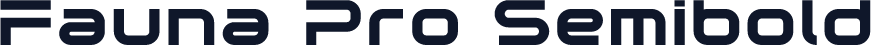 Fauna Pro Semibold