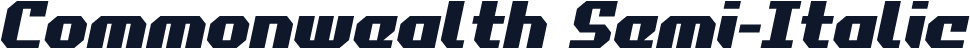 Commonwealth Semi-Italic