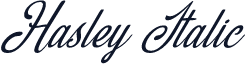 Hasley Italic