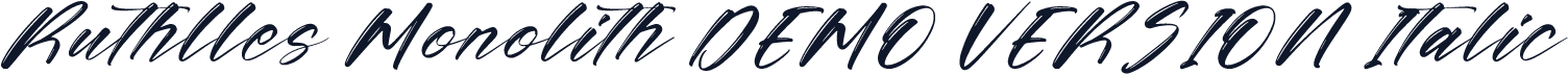 Ruthlles Monolith DEMO VERSION Italic