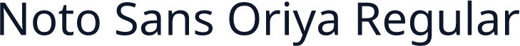 Noto Sans Oriya Regular