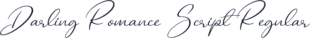 Darling Romance Script Regular
