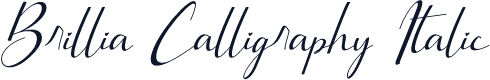 Brillia Calligraphy Italic