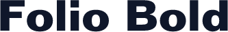 Folio Bold