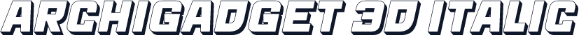 Archigadget 3D Italic