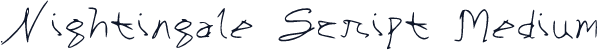 Nightingale Script Medium