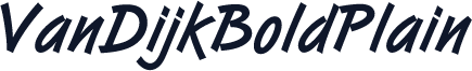 VanDijkBoldPlain