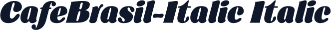 CafeBrasil-Italic Italic