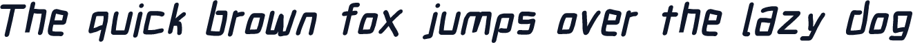 Electronic UltraBlack Italic