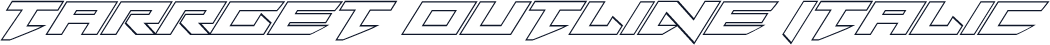 Tarrget Outline Italic