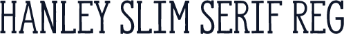 Hanley Slim Serif Reg