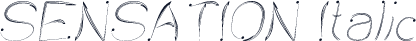 SENSATION Italic