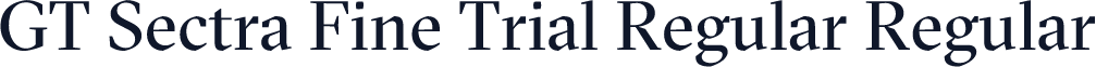 GT Sectra Fine Trial Regular Regular