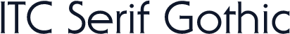 ITC Serif Gothic