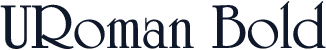 URoman Bold