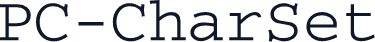 PC-CharSet