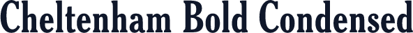 Cheltenham Bold Condensed