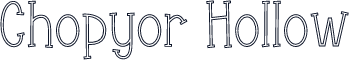 Chopyor Hollow
