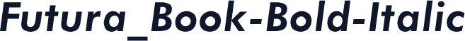 Futura_Book-Bold-Italic