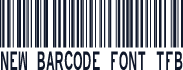 New Barcode Font tfb