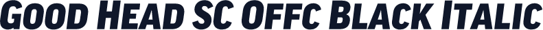 Good Head SC Offc Black Italic