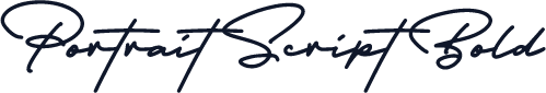 Portrait Script Bold