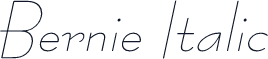 Bernie Italic
