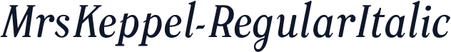 MrsKeppel-RegularItalic