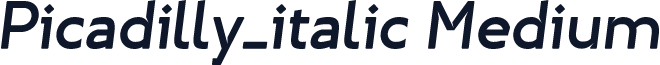 Picadilly_italic Medium
