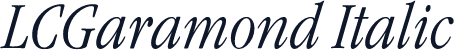 LCGaramond Italic