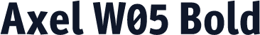 Axel W05 Bold