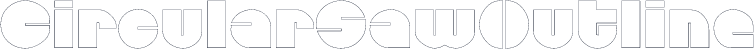 CircularSawOutline