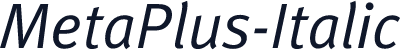 MetaPlus-Italic